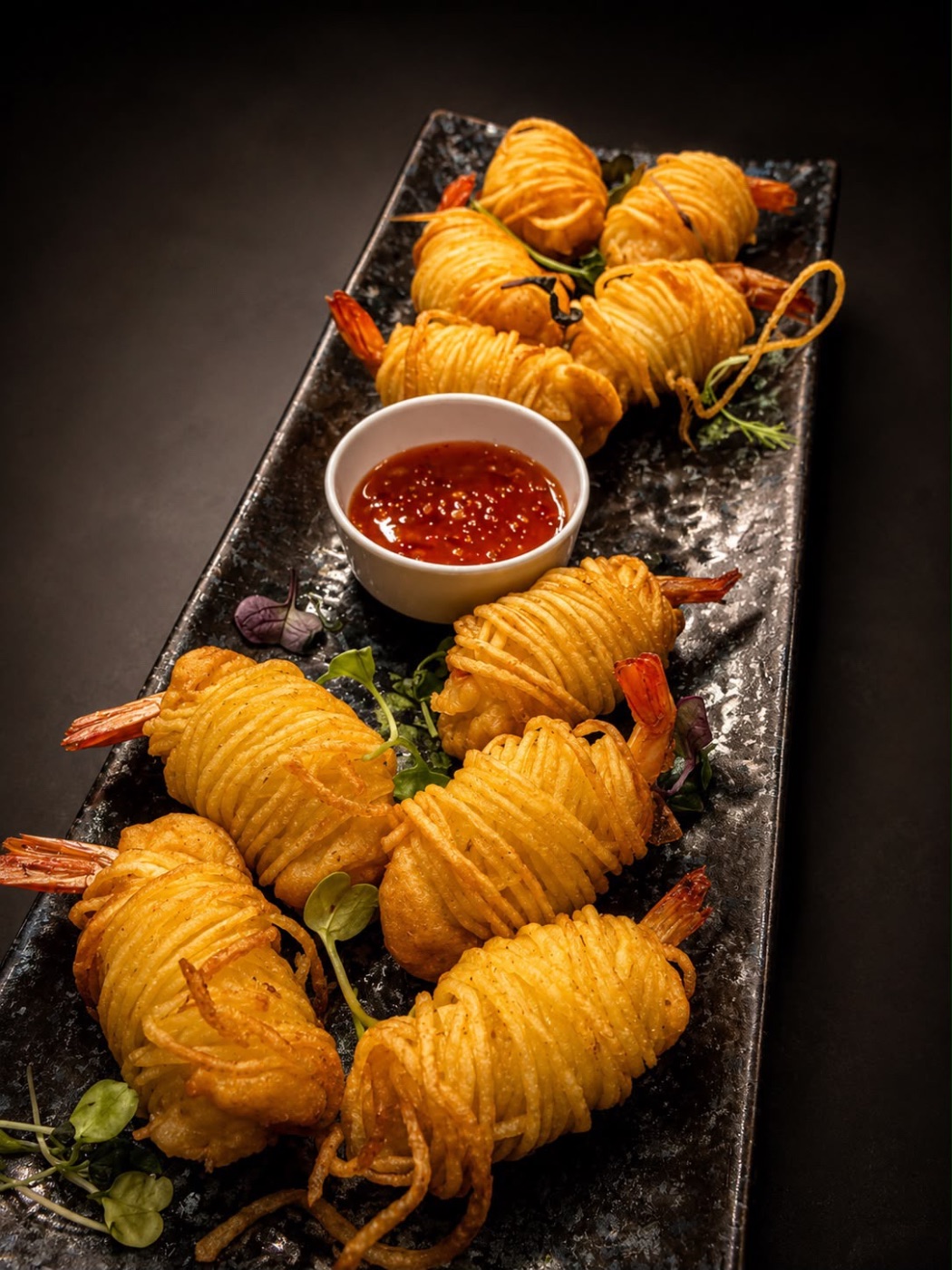 Foto de Langostino hilo de patata